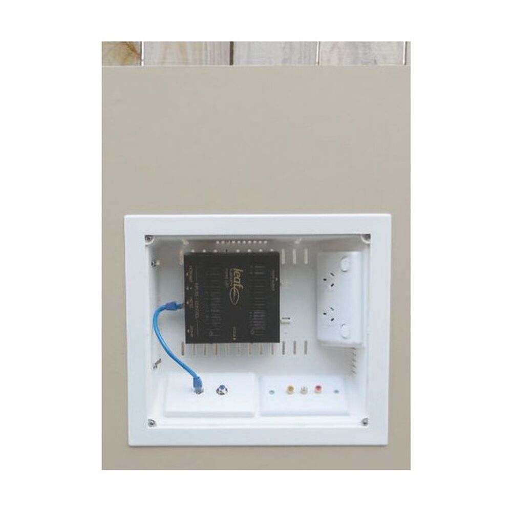 Matchmaster Recessed Hidden Media Hub in Wall Ceiling In Storage