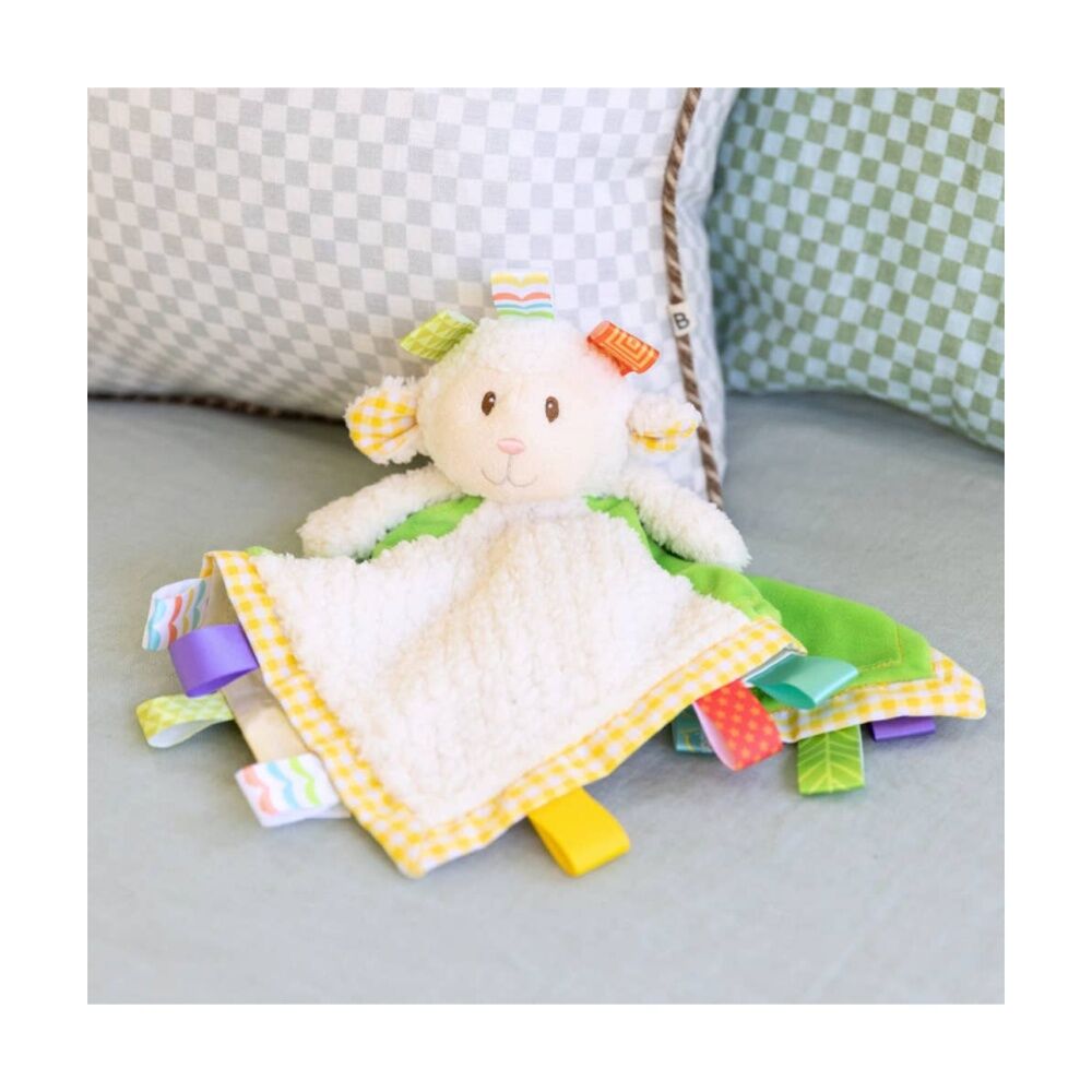 2PK Mary Meyer Taggies Sherbert Lamb Microfiber Plush Character Toy & Blanket