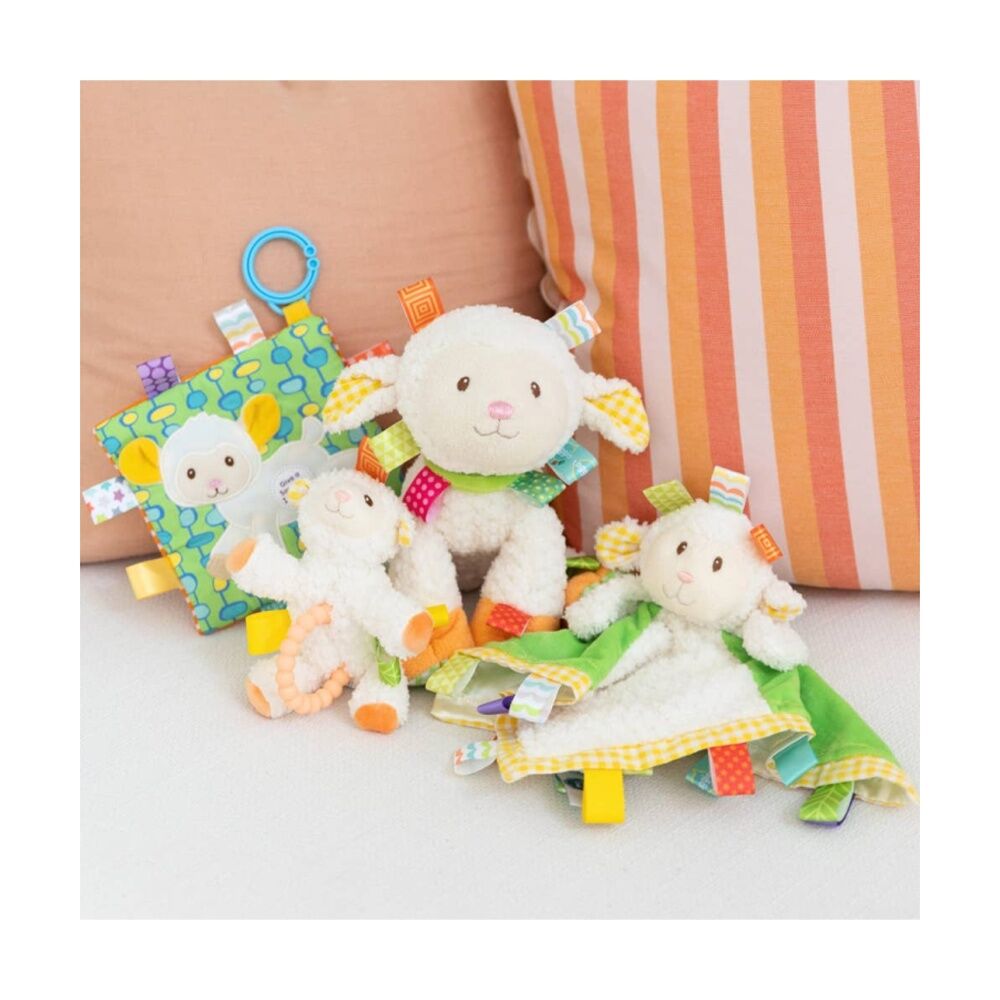 2PK Mary Meyer Taggies Sherbert Lamb Microfiber Plush Character Toy & Blanket