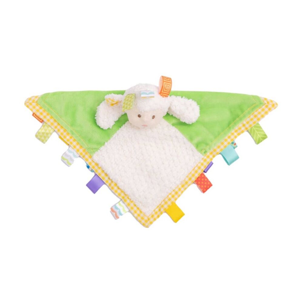 2PK Mary Meyer Taggies Sherbert Lamb Microfiber Plush Character Toy & Blanket