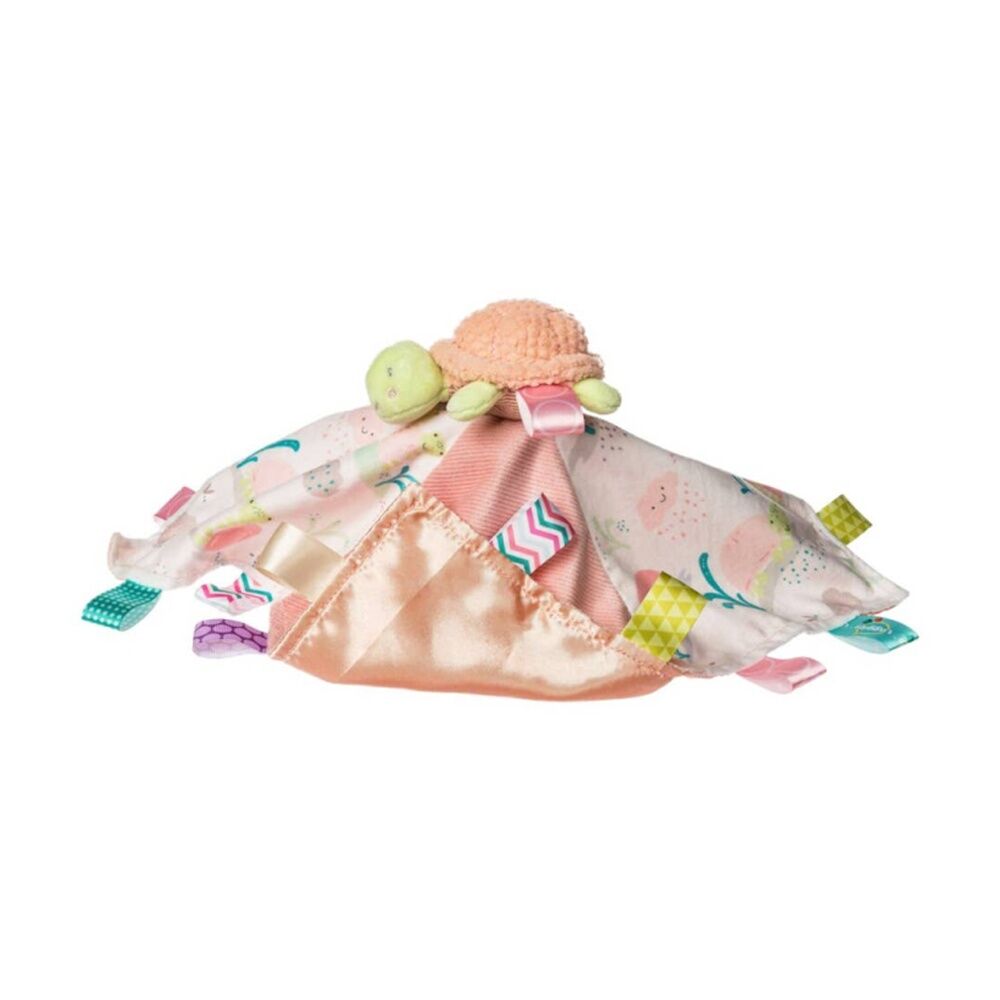 2PK Mary Meyer Taggies Tippy Turtle Microfiber Plush Character Toy & Blanket