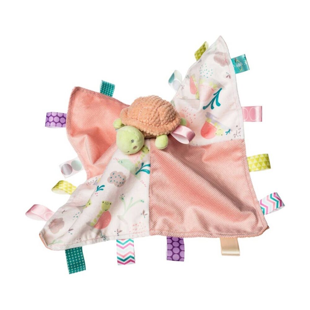 2PK Mary Meyer Taggies Tippy Turtle Microfiber Plush Character Toy & Blanket