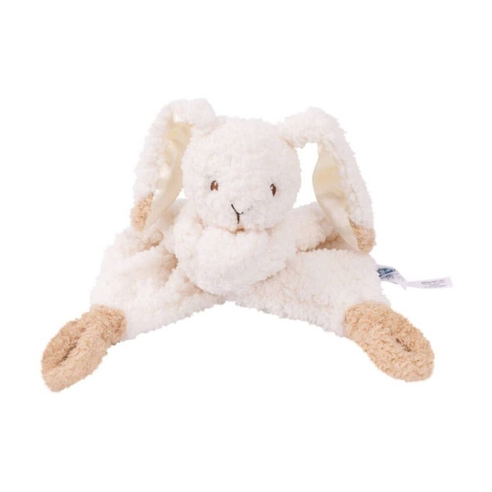 2PK Mary Meyer Nursery Oatmeal Bunny Lovey Baby Plush Toy Blanket Cream 33cm
