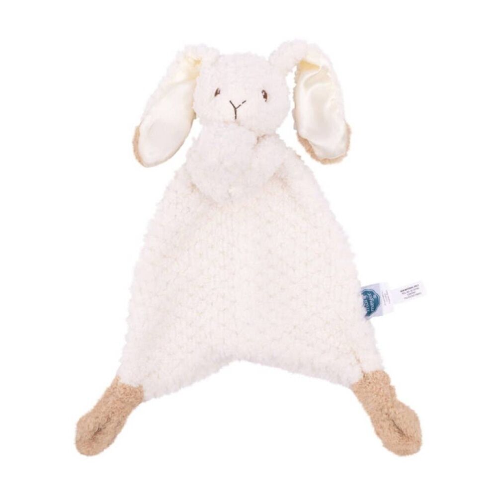 2PK Mary Meyer Nursery Oatmeal Bunny Lovey Baby Plush Toy Blanket Cream 33cm