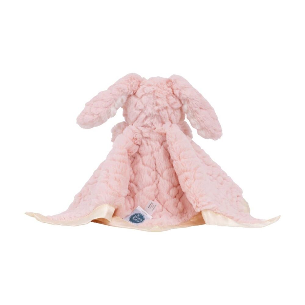Mary Meyer Nursery Blush Bunny Soft Plush Character Cuddle Toy & Satin Blanket