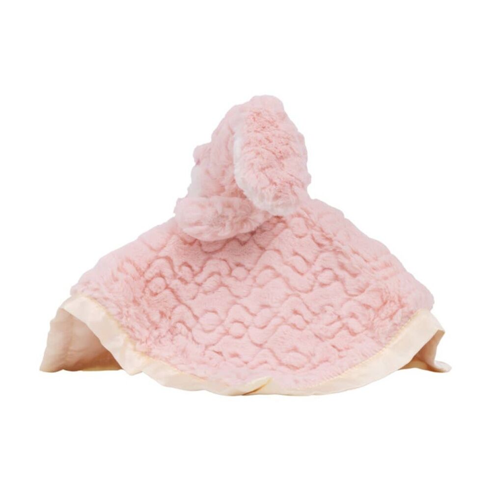 Mary Meyer Nursery Blush Bunny Soft Plush Character Cuddle Toy & Satin Blanket