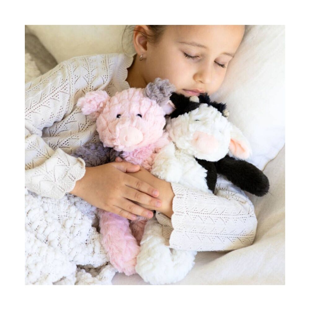 Mary Meyer Nursery Piglet Soft Putty Plush Weighted Animal Toy Pink/Brown 28cm