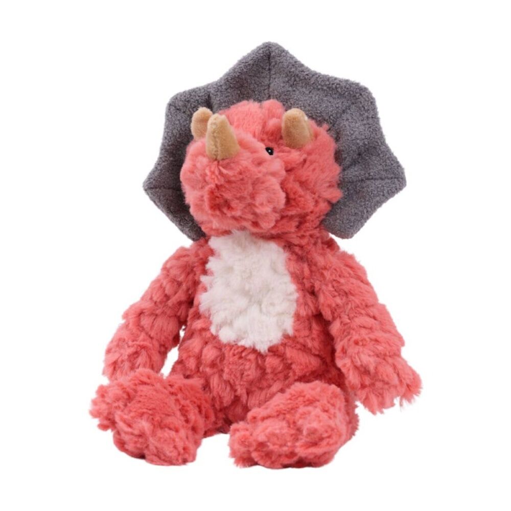 Mary Meyer Nursery Dino Soft Putty Plush Weighted Animal Toy Orange 28cm