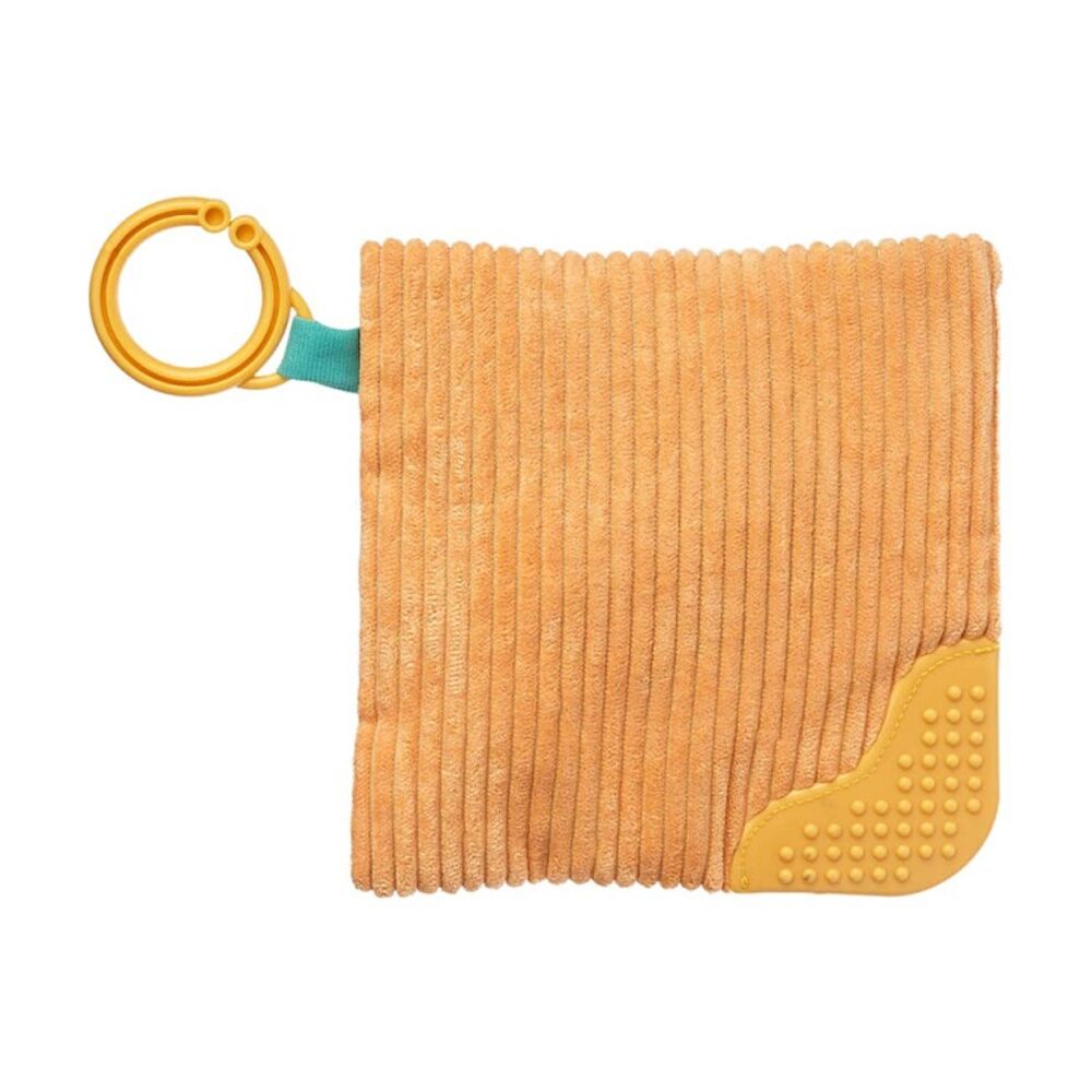 Mary Meyer Mookie Monster Soft Plush Crinkle Teether Aqua 16cm With Hook