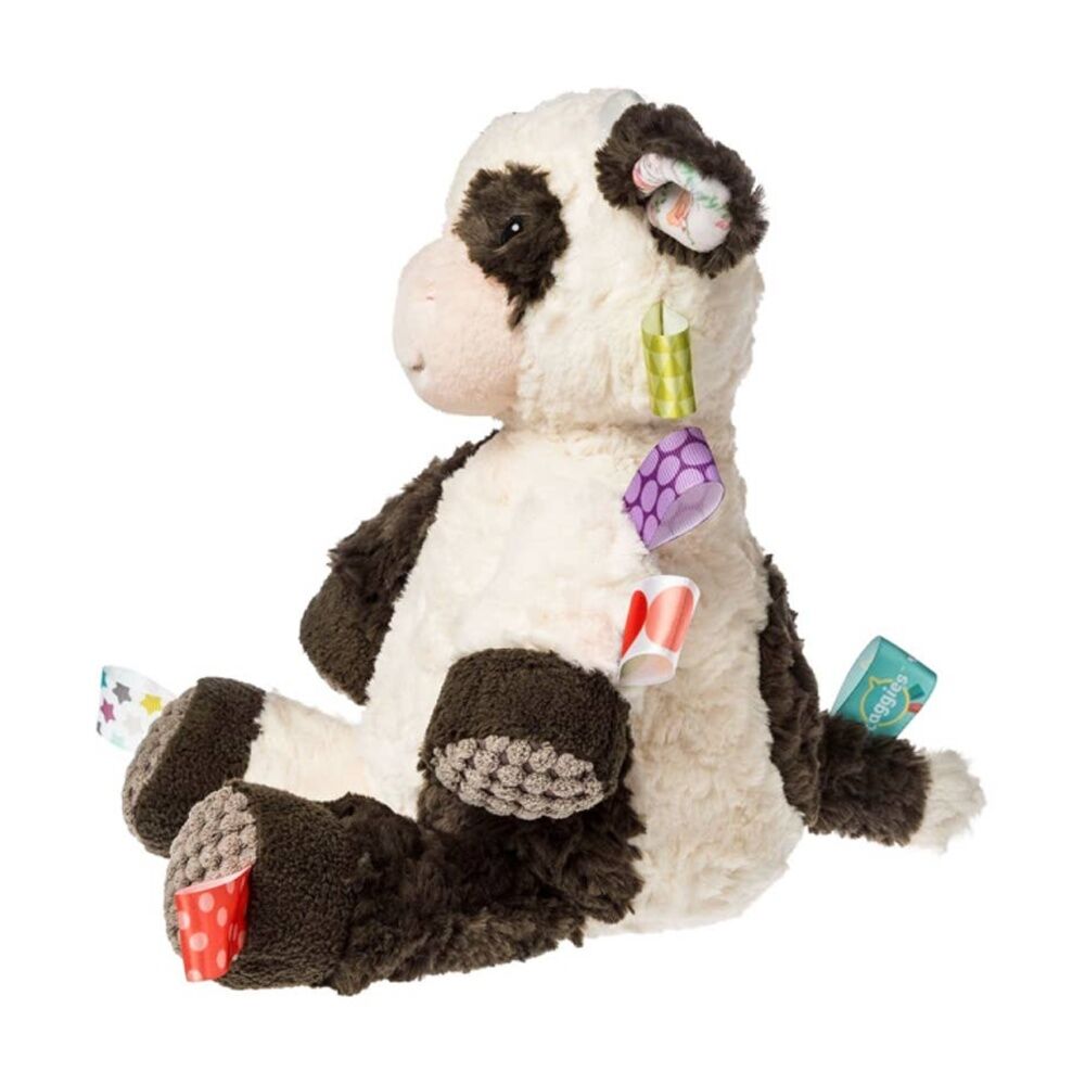 Mary Meyer Taggies Buttercup Cow Baby Soft Plush Animal Toy W/ Satin Loop Tags