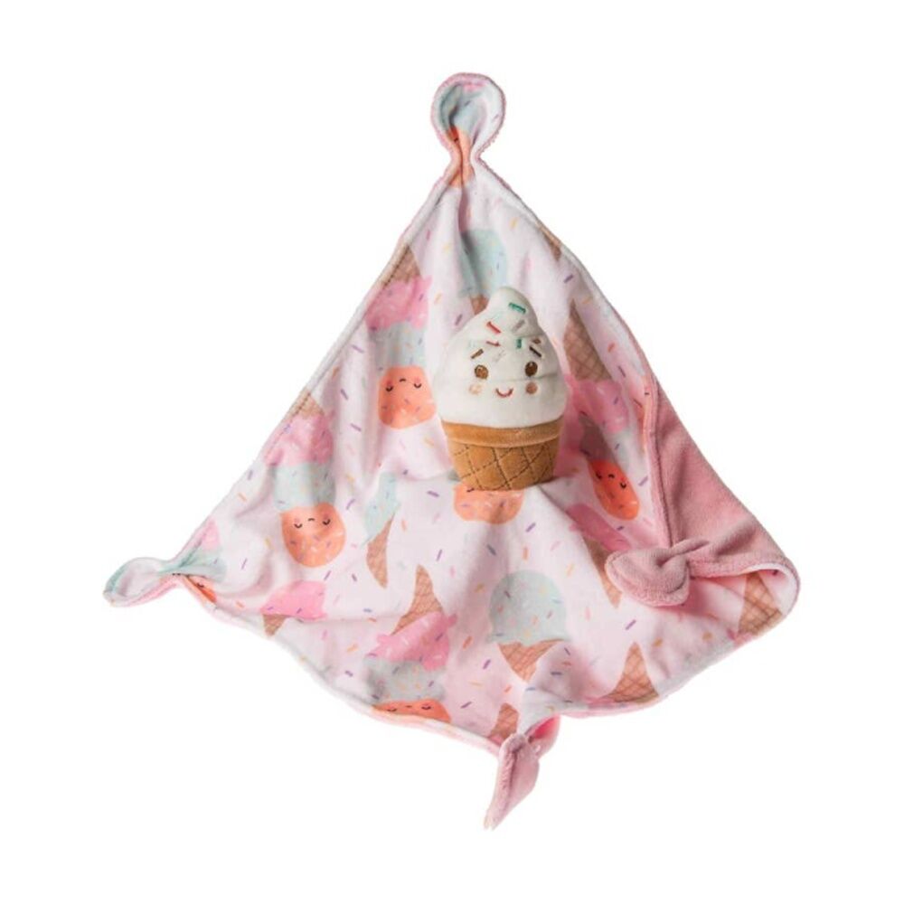 2PK Mary Meyer Sweet Soothies Ice Cream Soft Plush Character Cuddle Toy/Blanket