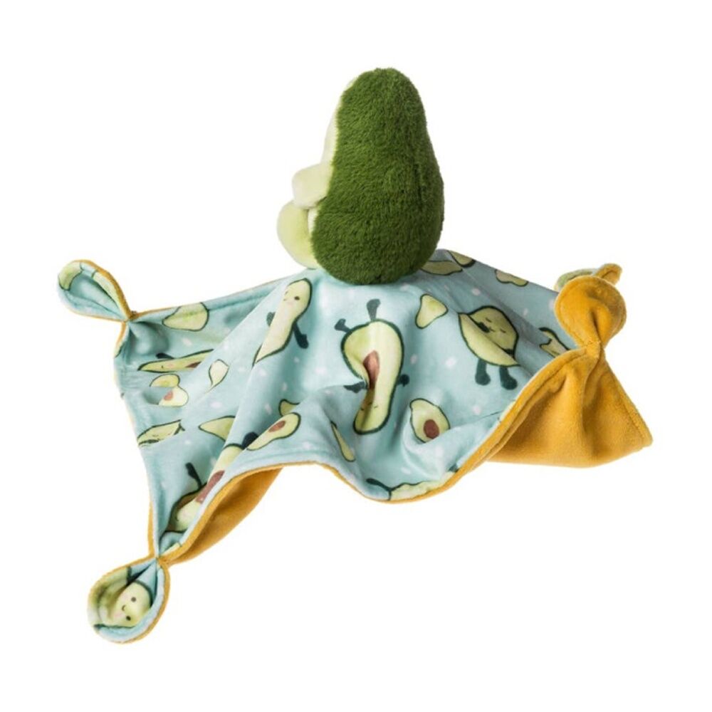 2PK Mary Meyer Sweet Soothies Avocado Plush Character Cuddle Toy/Satin Blanket