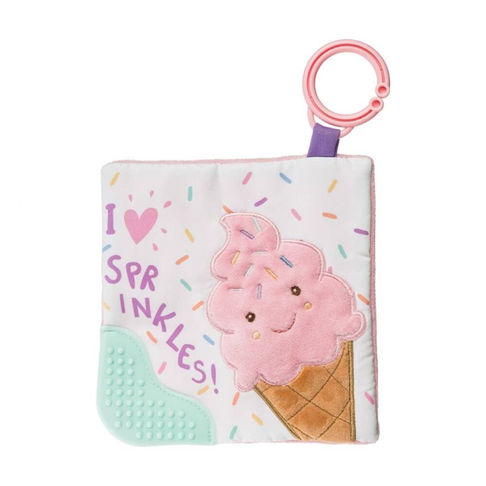2PK Mary Meyer Sweet Soothies Ice Cream Plush Crinkle Teether 17cm With Hook