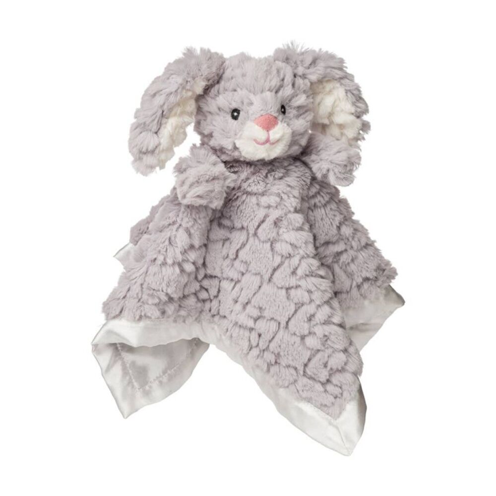 Mary Meyer Nursery Shadow Bunny Character Cuddle Toy & Satin Blanket Grey 33cm