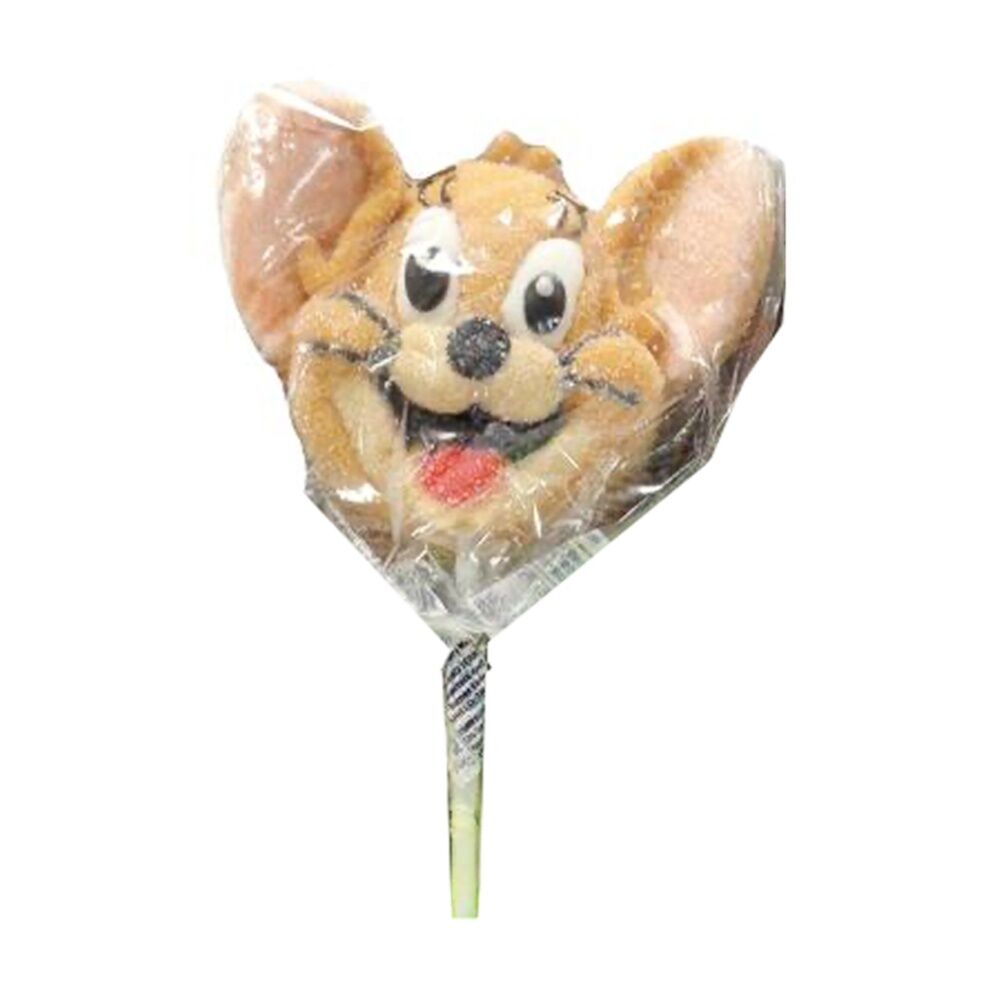 12PK Relkon Tom & Jerry Sugar Coated Marshmallow Pops 45g Assorted