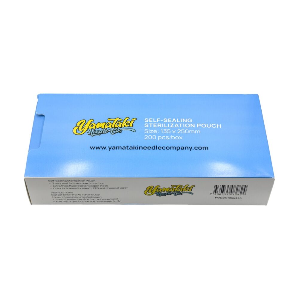 200pc Yamataki Self Seal Sterilization Pouches Autoclave Dental 135x280mm