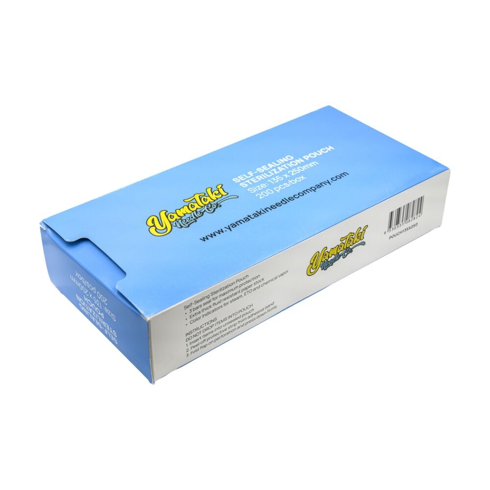 200pc Yamataki Self Seal Sterilization Pouches Autoclave Dental 135x280mm