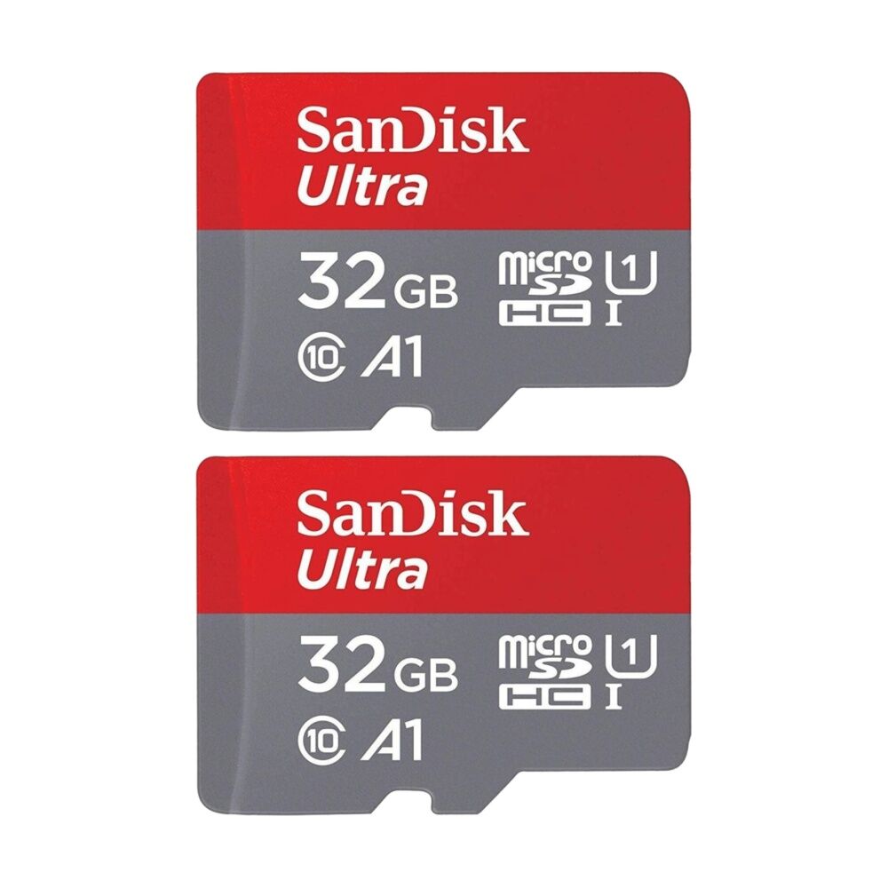 2PK Sandisk Micro SDHC 32GB A1 120Mb/s Class 10 SD Card