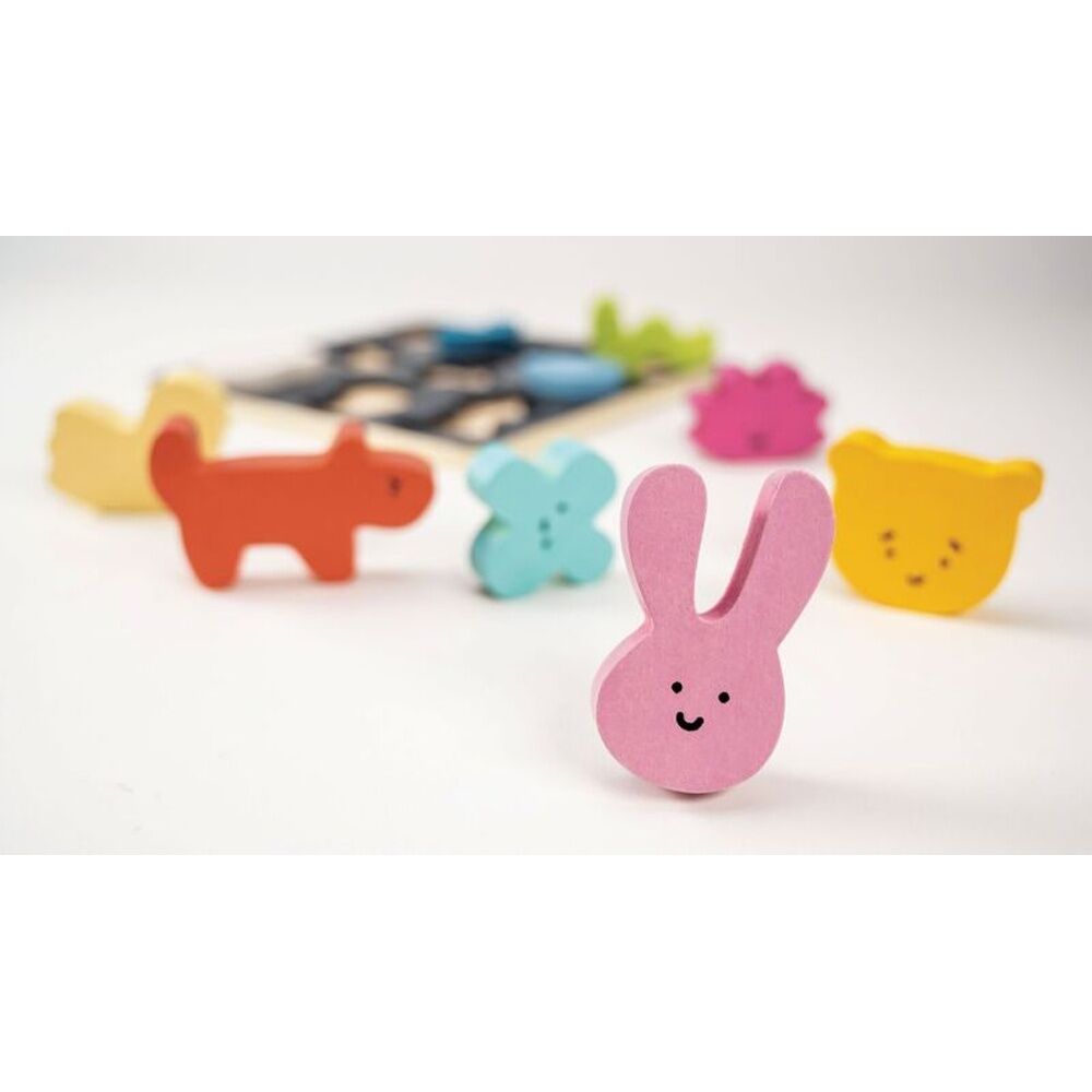 Mentari Mood Board Shape Sorter Toy Language Development Kids 2y+