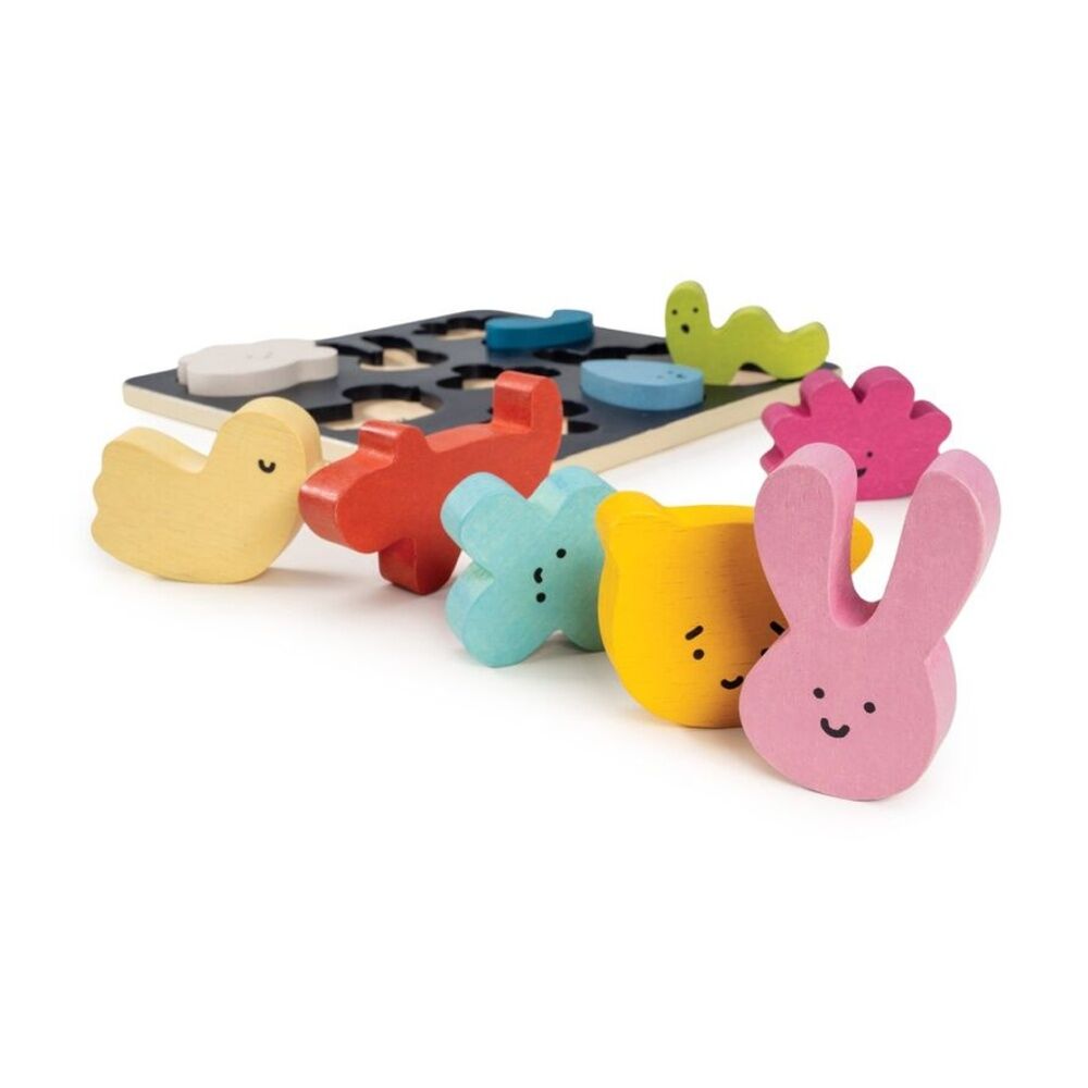 Mentari Mood Board Shape Sorter Toy Language Development Kids 2y+