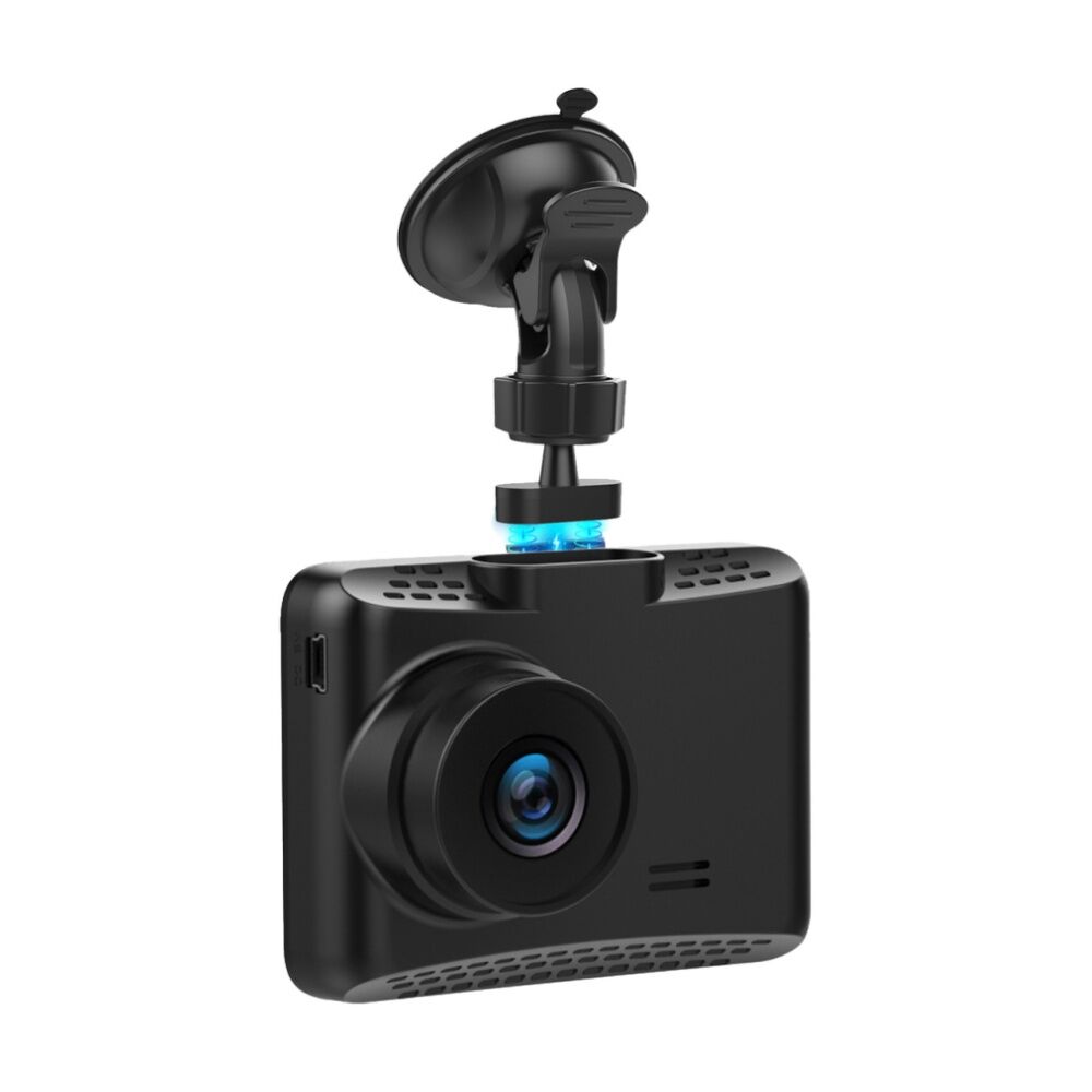 Laser Full HD Resolution Dash Board Camera With 2.5 Inch Display Black