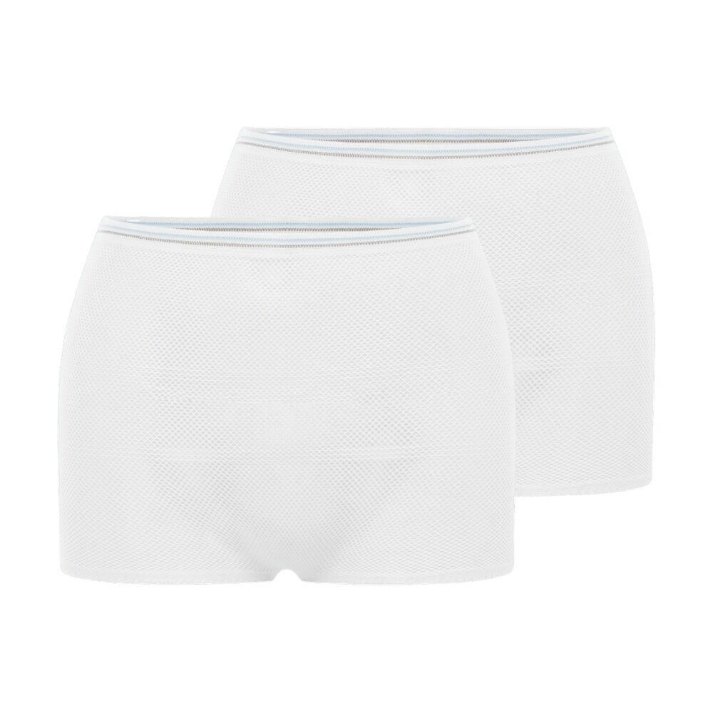 4x 2pc New Beginnings Soft Comfy Breathable Postpartum Disposable Briefs White