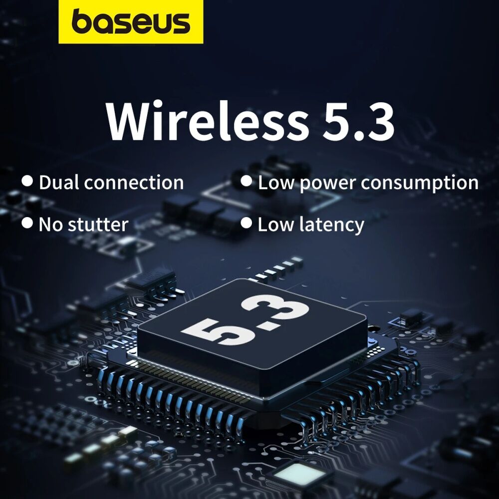 Baseus Bowie WM01 True Wireless Bluetooth Compact Mini In-Ear Earbuds Black