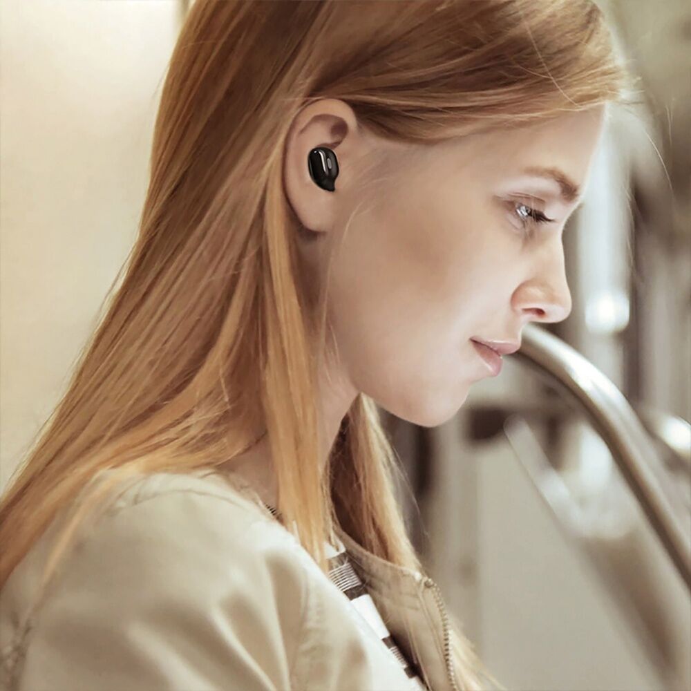 Baseus Bowie WM01 True Wireless Bluetooth Compact Mini In-Ear Earbuds Black