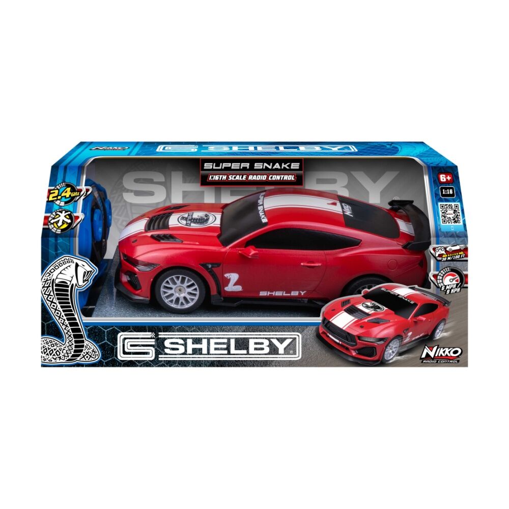 Nikko Shelby RC 1:16th USB-C Rechargeable Remote Control Toy Car 29cm