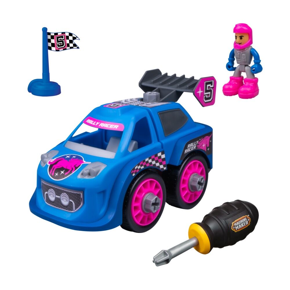 Machine Maker Race Series Vehicle Build & Play Construction Toy Assorted 22cm