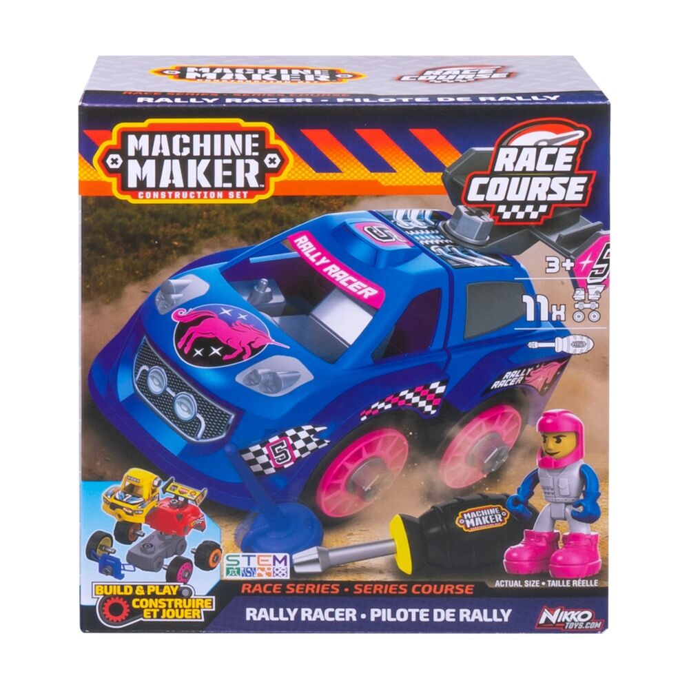 Machine Maker Race Series Vehicle Build & Play Construction Toy Assorted 22cm