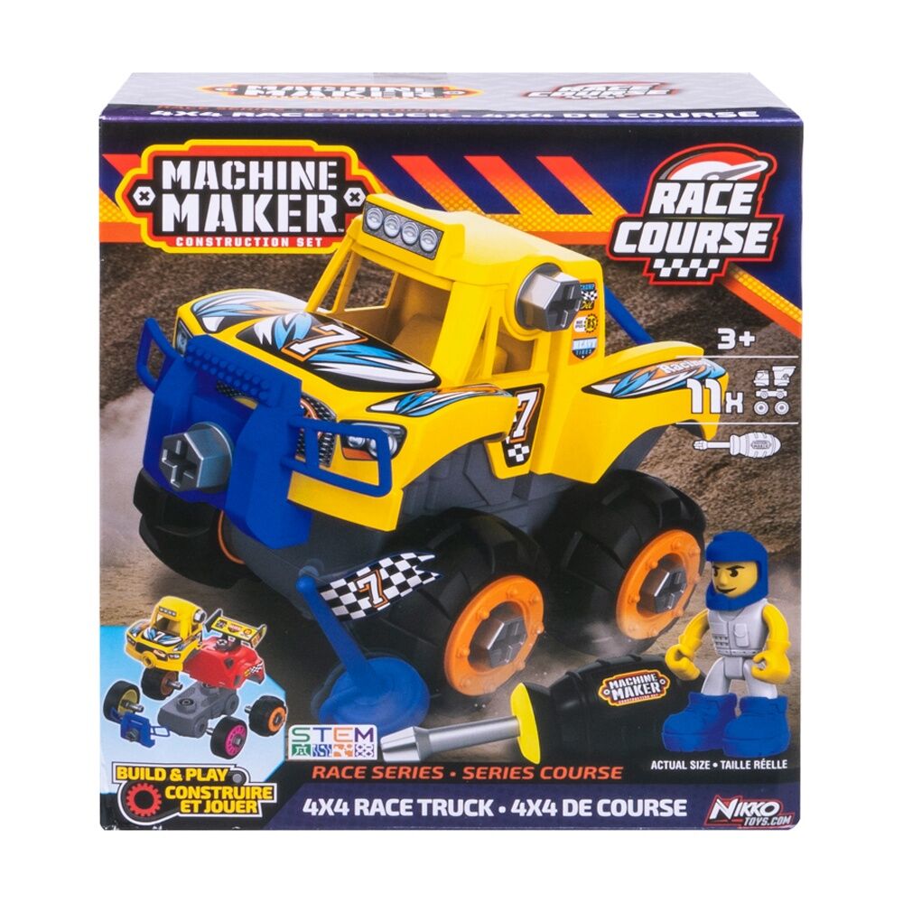 Machine Maker Race Series Vehicle Build & Play Construction Toy Assorted 22cm