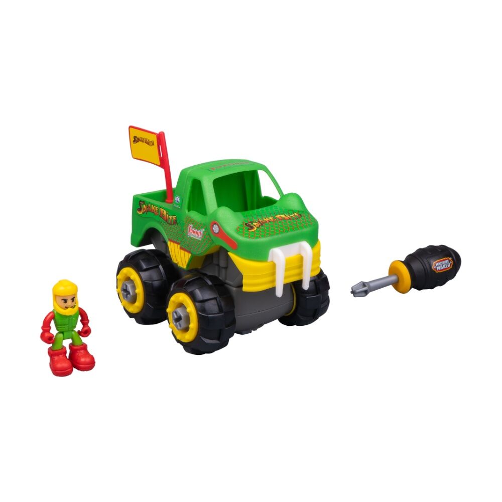 Machine Maker Bigfoot Build & Play Truck Construction Toy Set Assorted 20cm