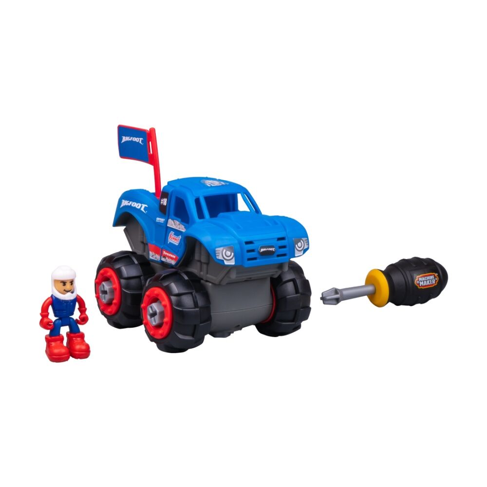 Machine Maker Bigfoot Build & Play Truck Construction Toy Set Assorted 20cm
