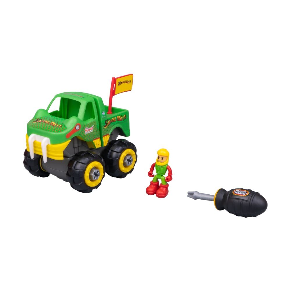 Machine Maker Bigfoot Build & Play Truck Construction Toy Set Assorted 20cm