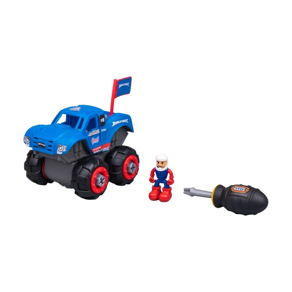 Machine Maker Bigfoot Build & Play Truck Construction Toy Set Assorted 20cm