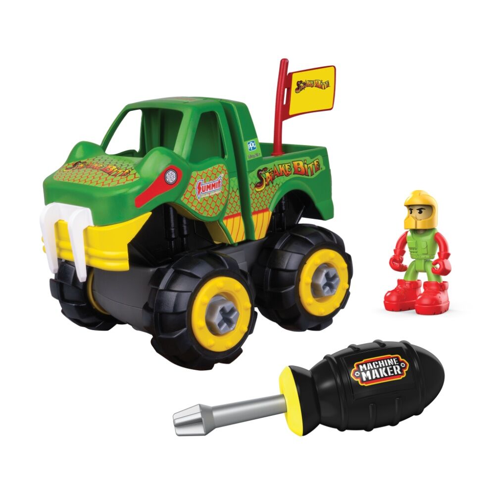 Machine Maker Bigfoot Build & Play Truck Construction Toy Set Assorted 20cm