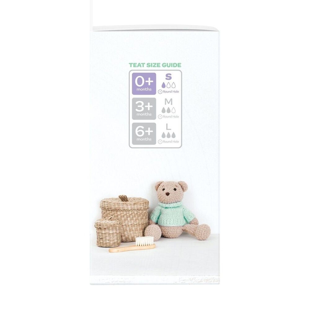 2x 2pc New Beginnings Anti-Colic Glass Bottle With Silicone Coating Set 120ml