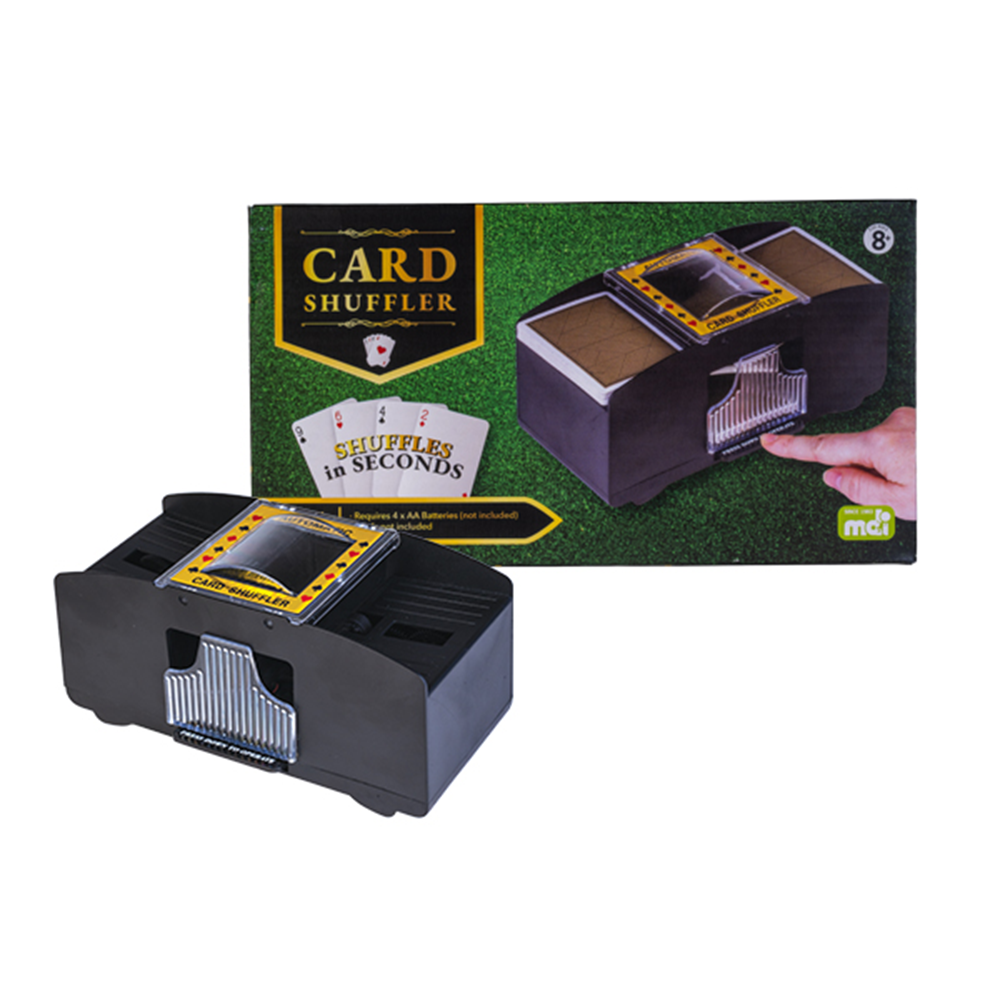 2PK MDI Automatic Card Shuffler For Two Decks Battery Operated Multicolour