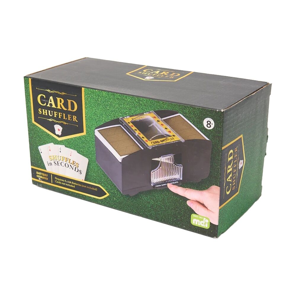 MDI Automatic Card Shuffler For Two Decks Battery Operated Multicolour