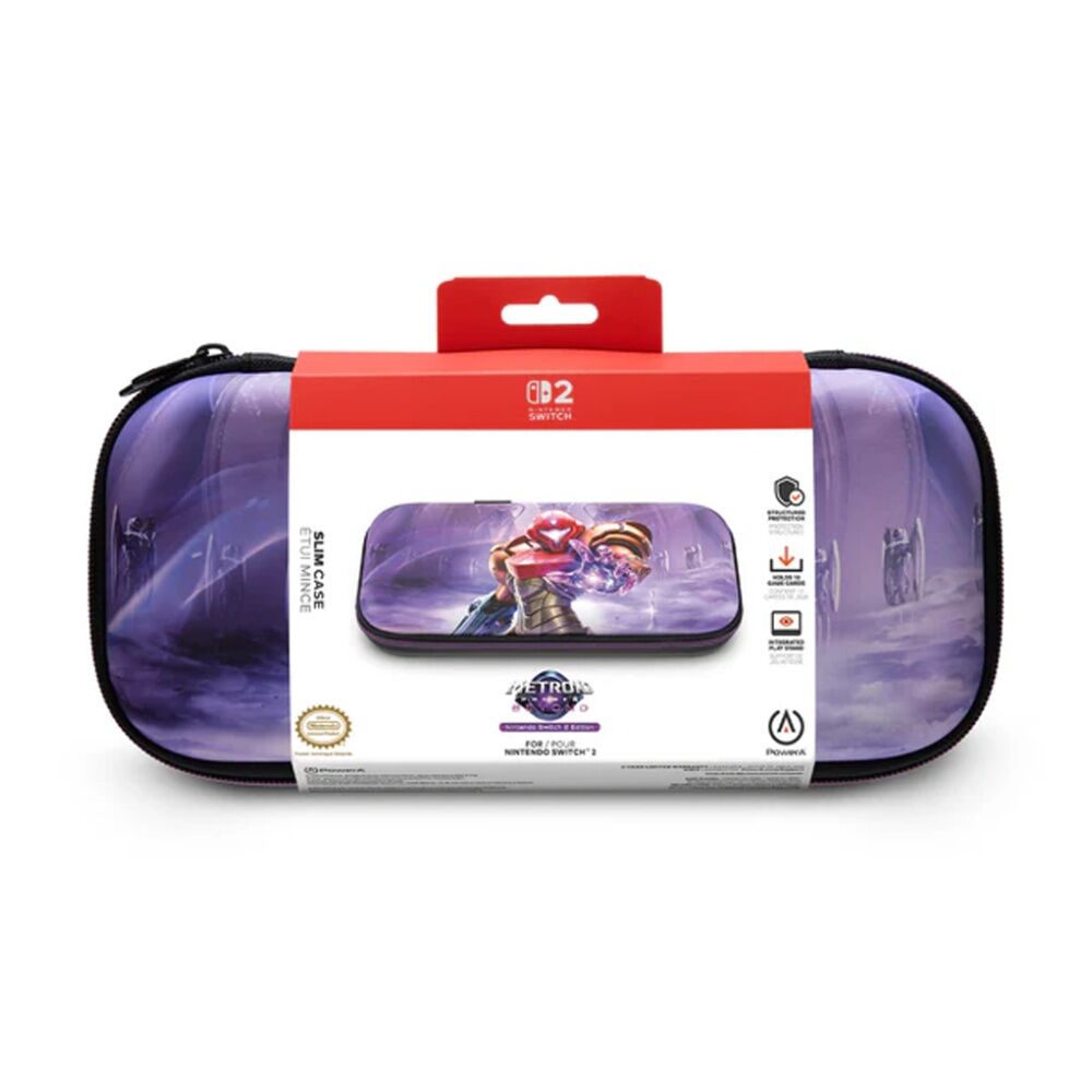 PowerA Nintendo Switch 2 Slim Case Metroid Prime 4 Protects Console Multi