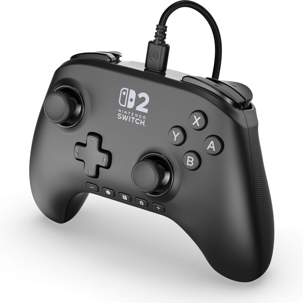 PowerA Nintendo Switch 2 Advantage Wired Controller Black 3.5mm Jack