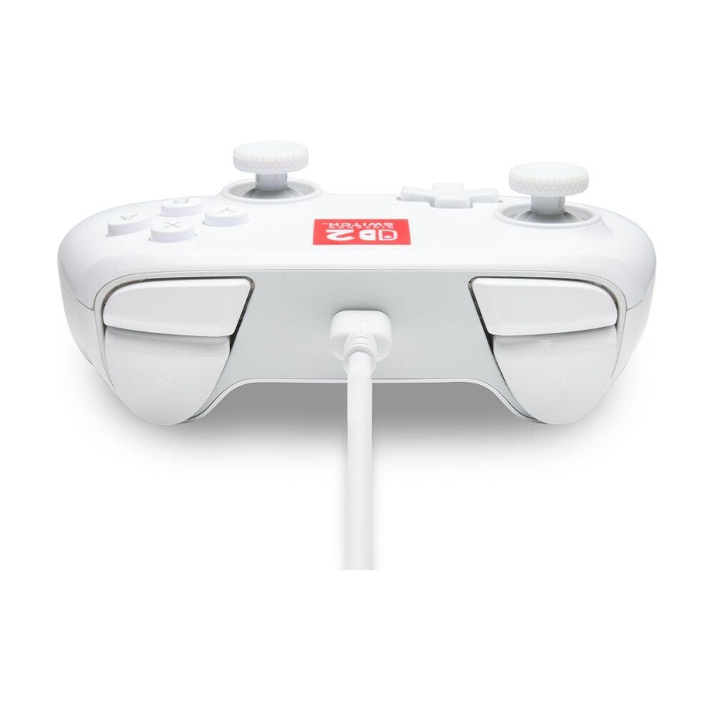 PowerA Nintendo Switch 2 Advantage Wired Controller Lumectra White 3.5mm Jack