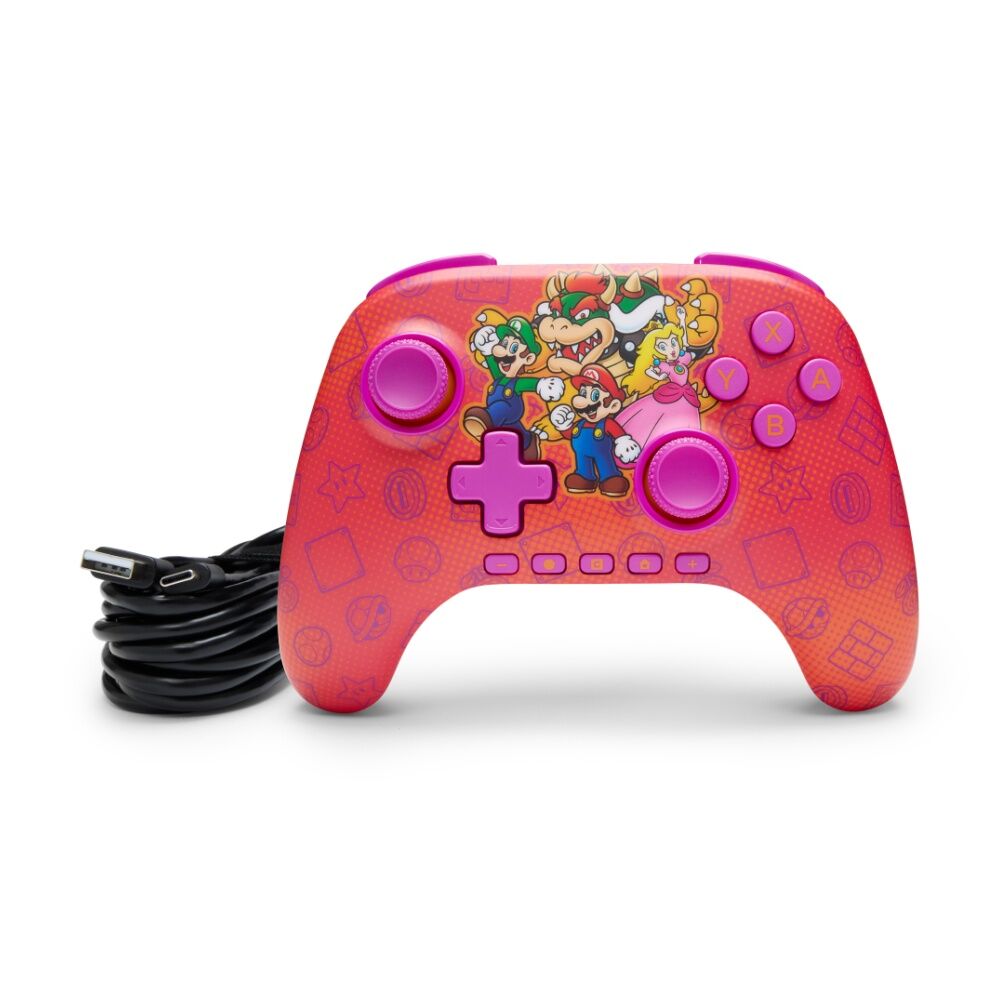 PowerA Nintendo Switch 2 Advantage Bluetooth Wireless Controller Super Mario Bro