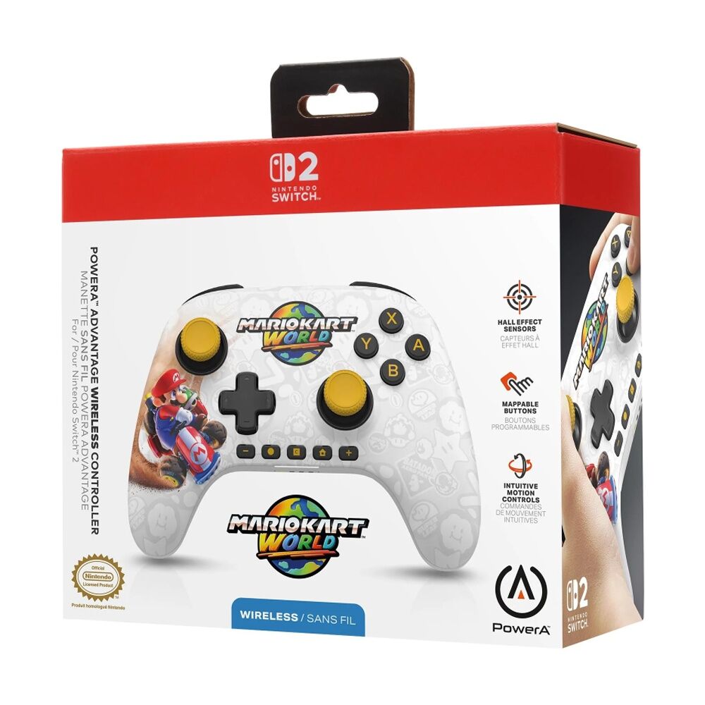 PowerA Nintendo Switch 2 Advantage Bluetooth Wireless Controller Mario Kart