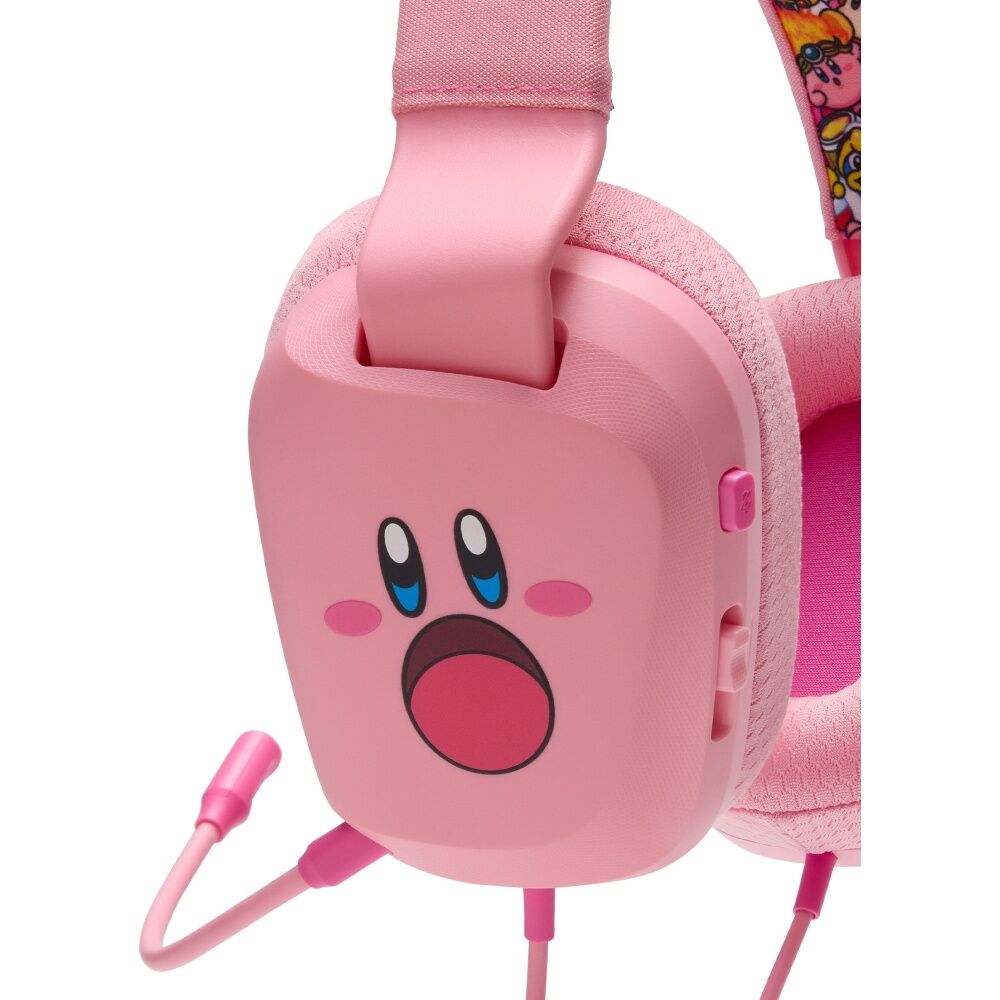 PowerA Nintendo Switch Wired Headset Kirby Mouth Adjustable Mic 3.5mm Jack