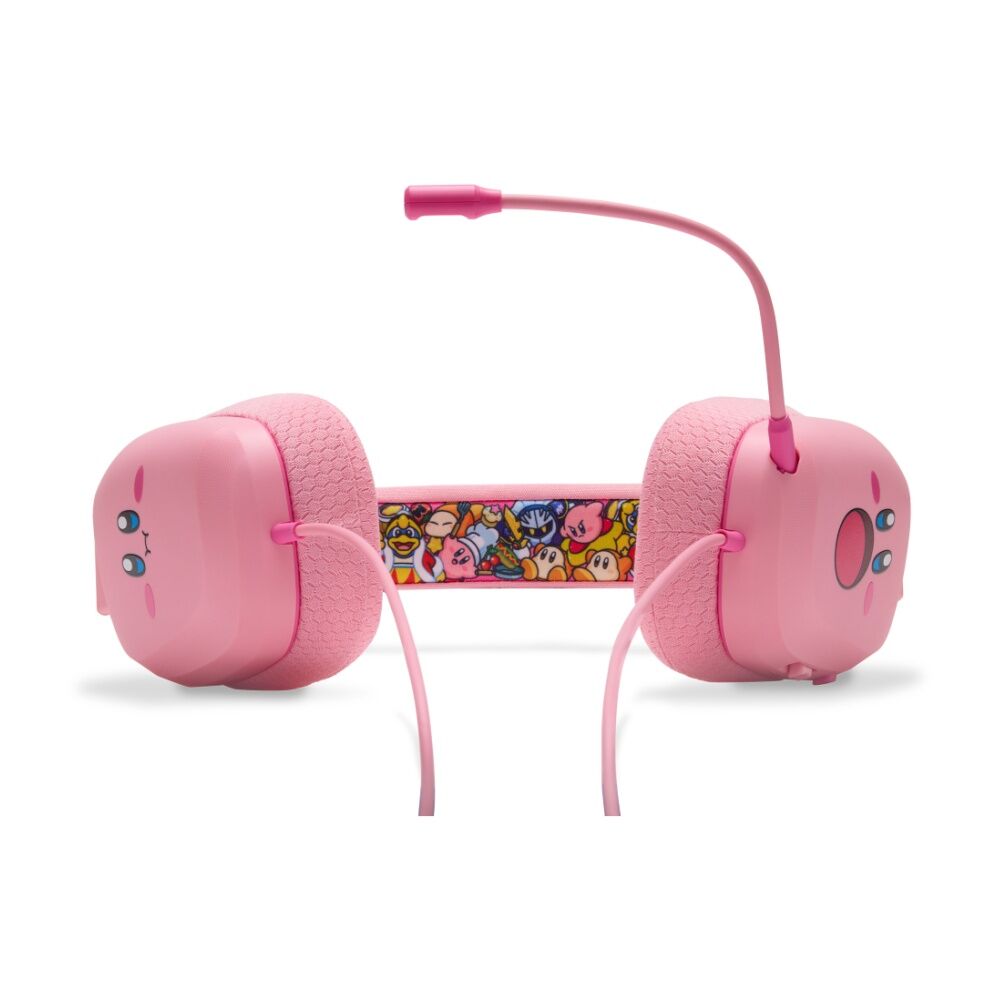 PowerA Nintendo Switch Wired Headset Kirby Mouth Adjustable Mic 3.5mm Jack