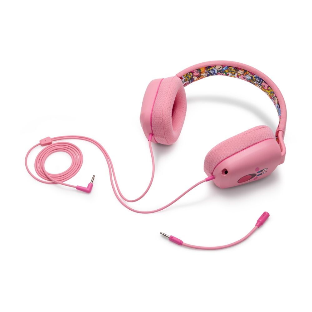 PowerA Nintendo Switch Wired Headset Kirby Mouth Adjustable Mic 3.5mm Jack