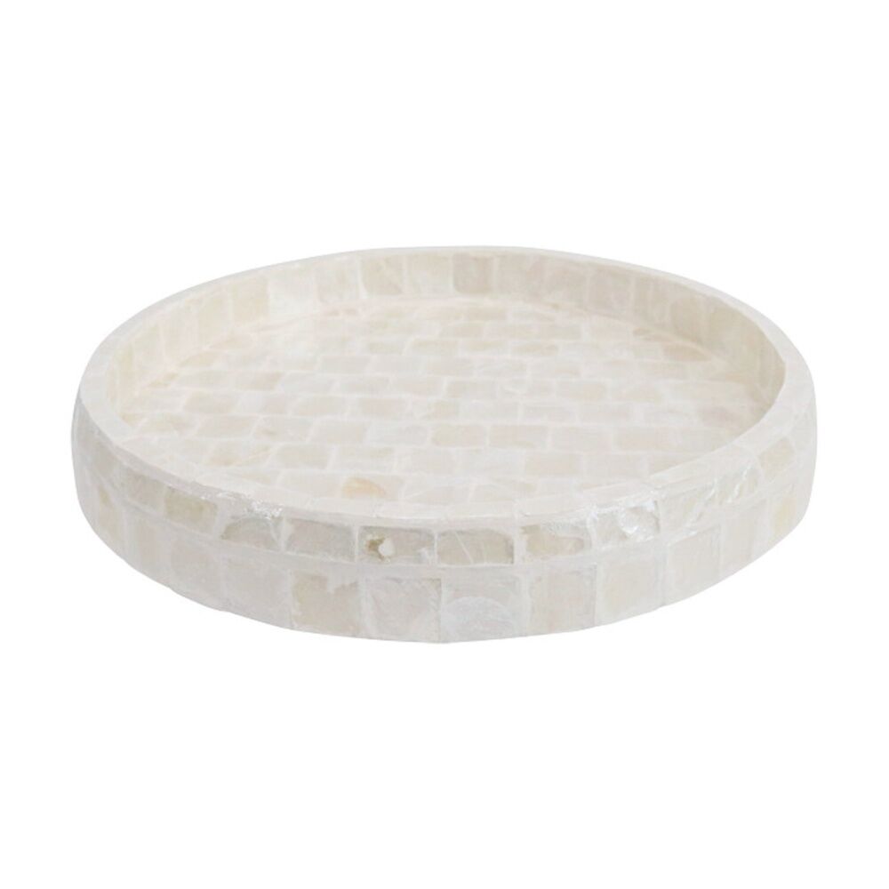 2PK LVD Edge Bamboo Round Serving Lazy Susan Home Kitchen Decor 25x25x6cm