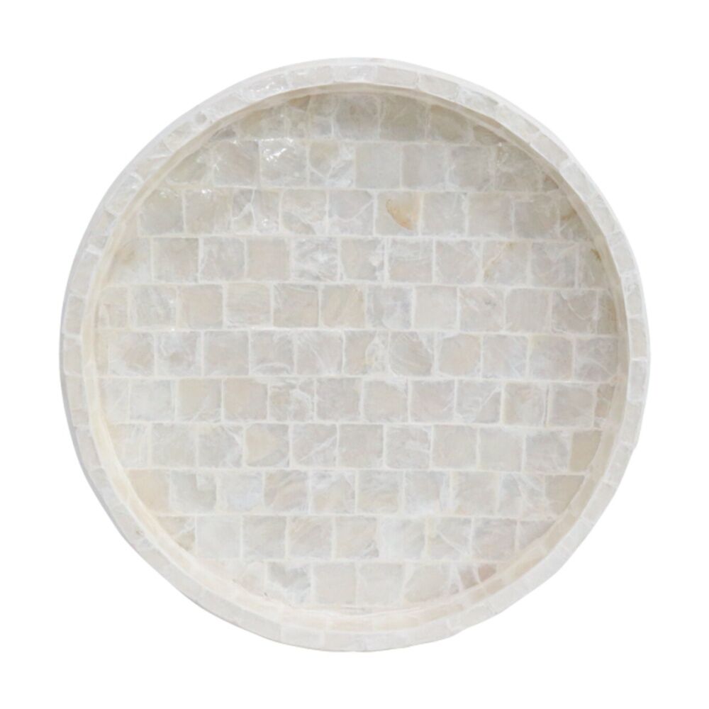 2PK LVD Edge Bamboo Round Serving Lazy Susan Home Kitchen Decor 25x25x6cm